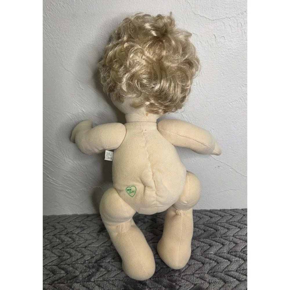 My Child Boy Doll Blonde Hair Blue Green Eyes Baby Vintage 1985 80s Toy Mattel